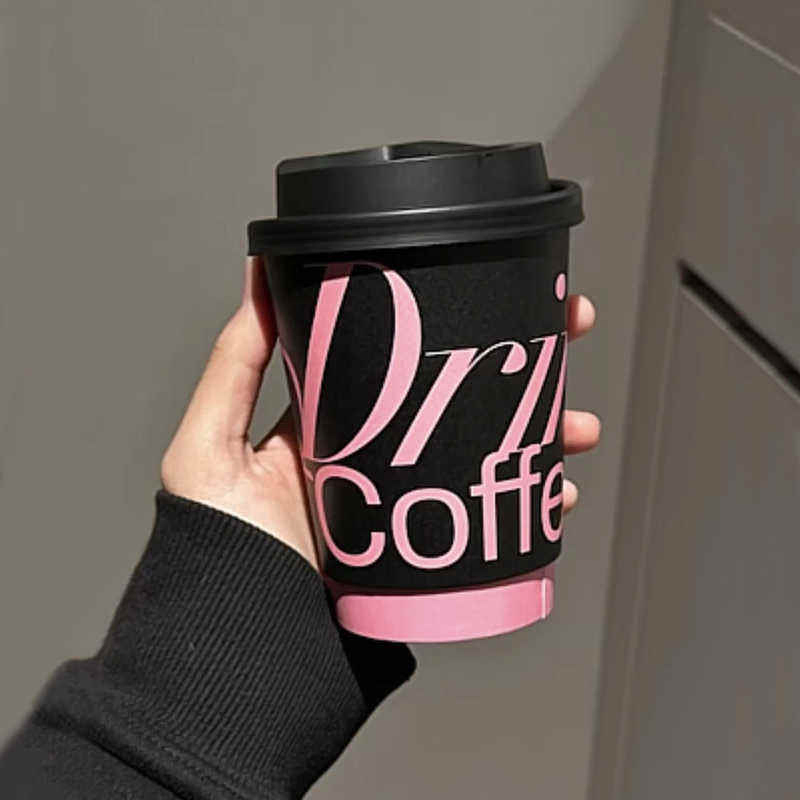 Biodegradable Coffee Paper Cups 25PCS Bags for Eco-Friendly Enjoyment