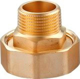 Wholesale Compression Stainless Steel Crimp Plumbing Connector 1/2'' 3/4-1'' Nipple Brass Adapter