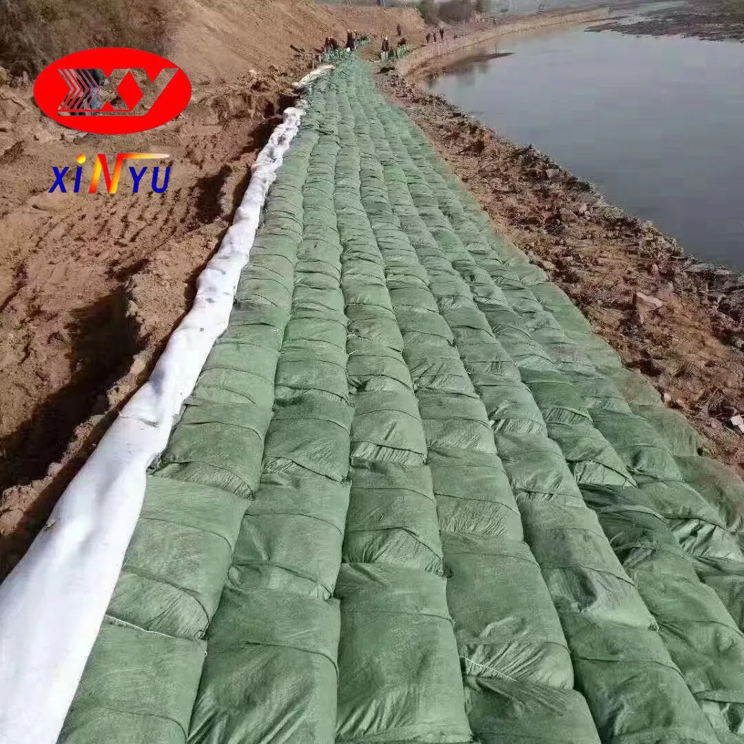Geobag Polyester/PP Geobag Is Used for Slope Protection and Grass Dam to Protect Ecological Environment