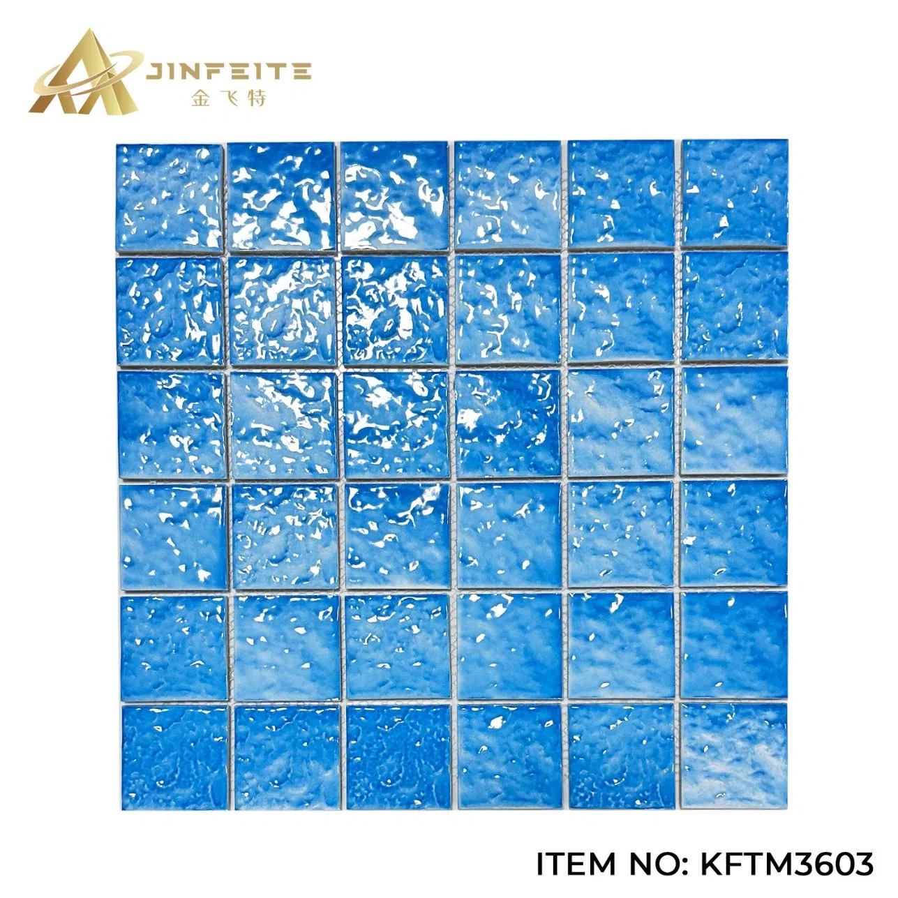 Rough Surface Anti-Slip Porcelain Mosaic for Outdoor Floor and Pool 305*305mm