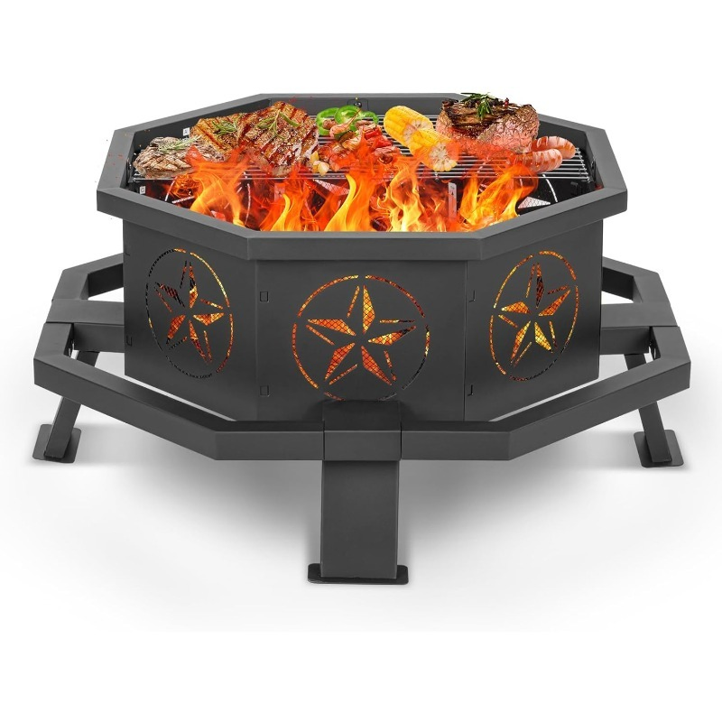 Great Quality Stable Eco-Friendly Metal Burning Outdoor Furniture Patio Heaters Fire Pit