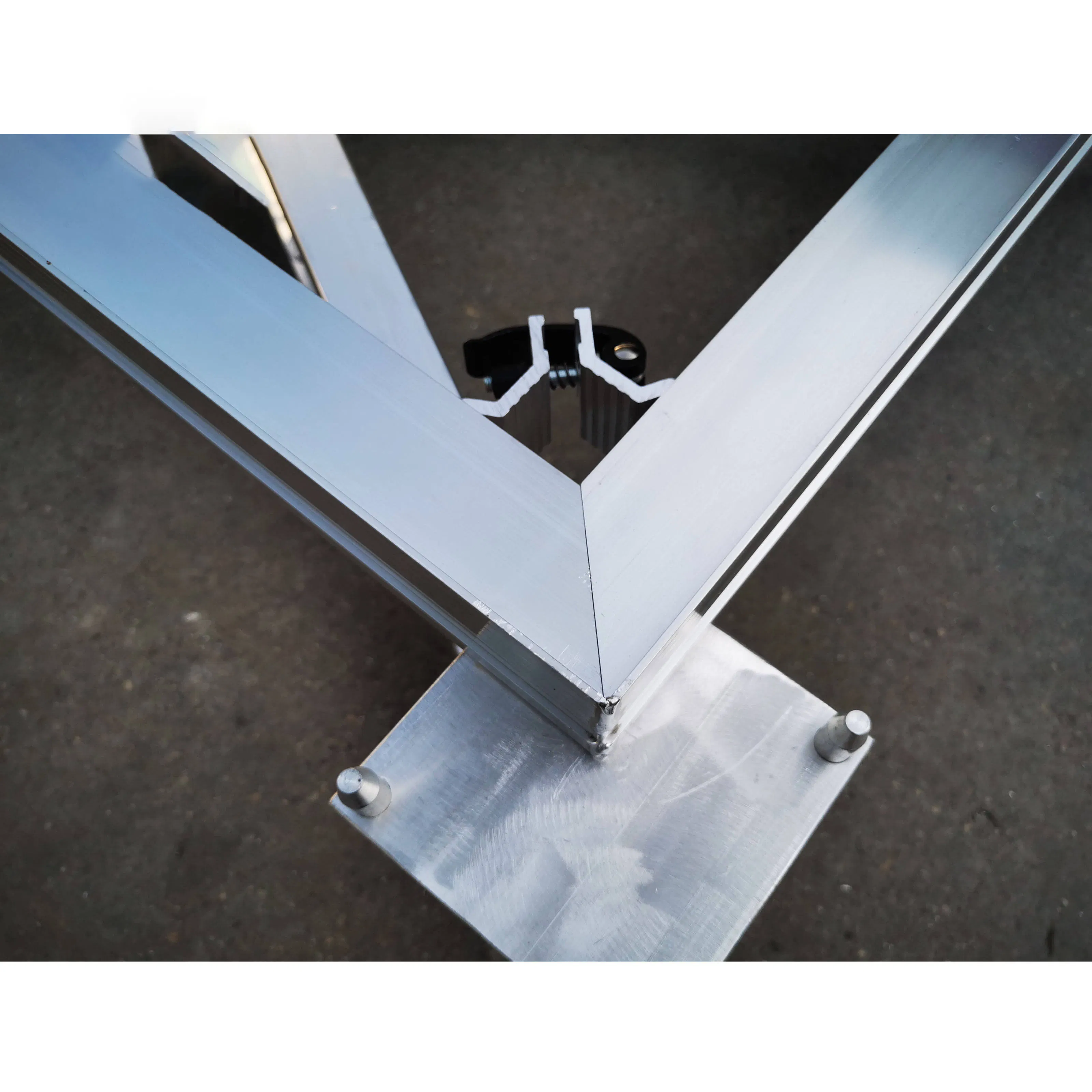 Portable X Frames Staging Aluminum Alloy X-Shape Bracket Folding Stage Platform