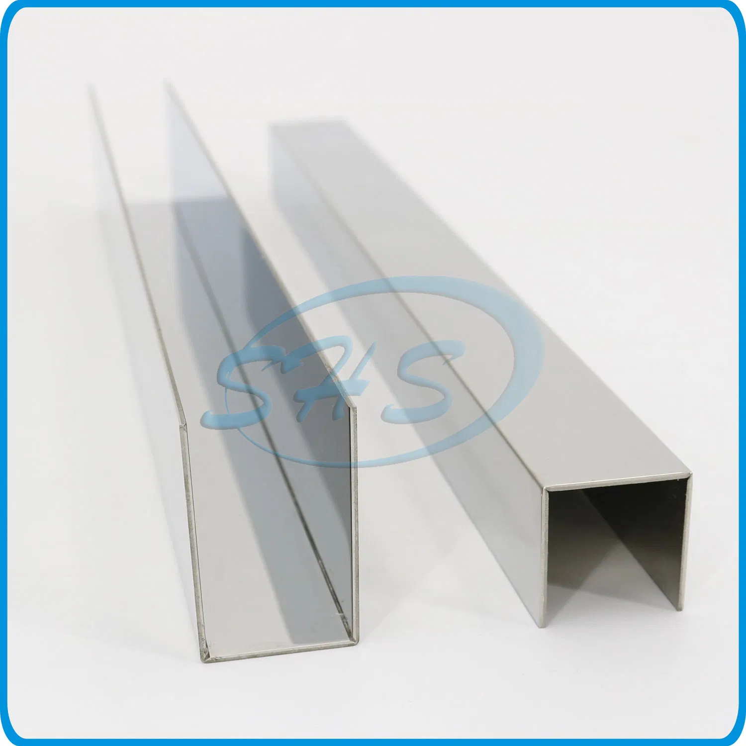 Stainless Steel U Channels with Square Corner