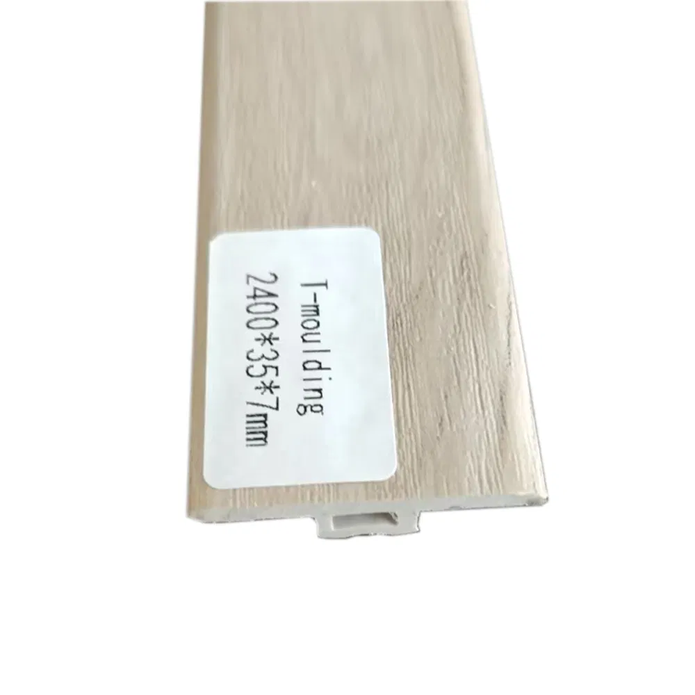 Sleek Modern T-Molding End Cap for Stylish Spv Flooring