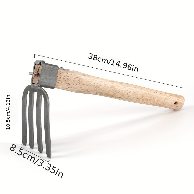 Customized Manganese Steel Wear-Resistant High-Strength Professional Adjustable Garden Rake