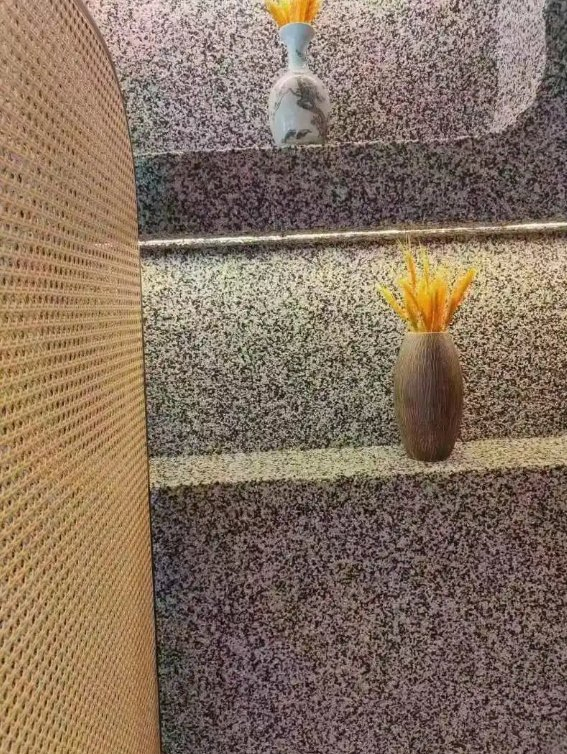 Luxurious Stone Carpet Flooring Resin Washed Stone