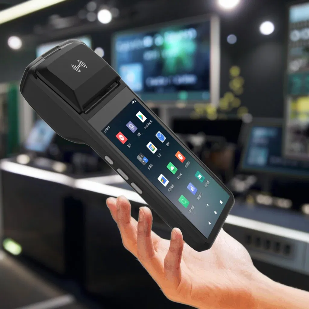 5" HD Display Handheld POS Terminal with Ticket Printer