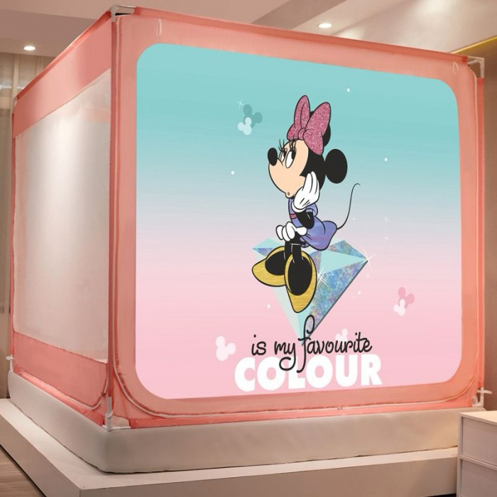 Hot Selling Themed Fitted Sheet Style Anti Fall Children's Mosquito Net