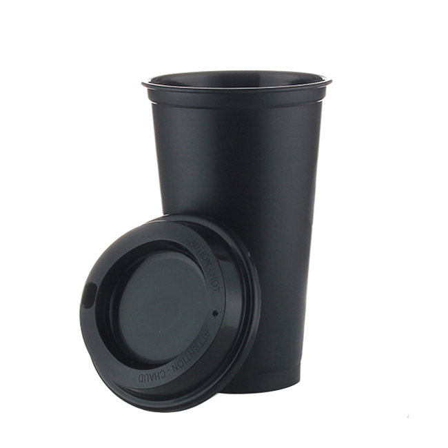 BPA Free Plastic Cups Reusable Coffee Cups Tumbler for Coffee Store