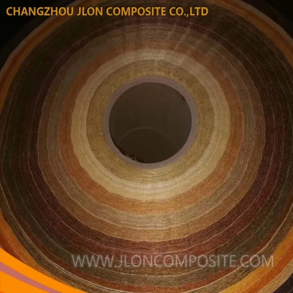 Decorative Wood Grain Pattern Polyester Fabric Reinforcement for FRP Profiles