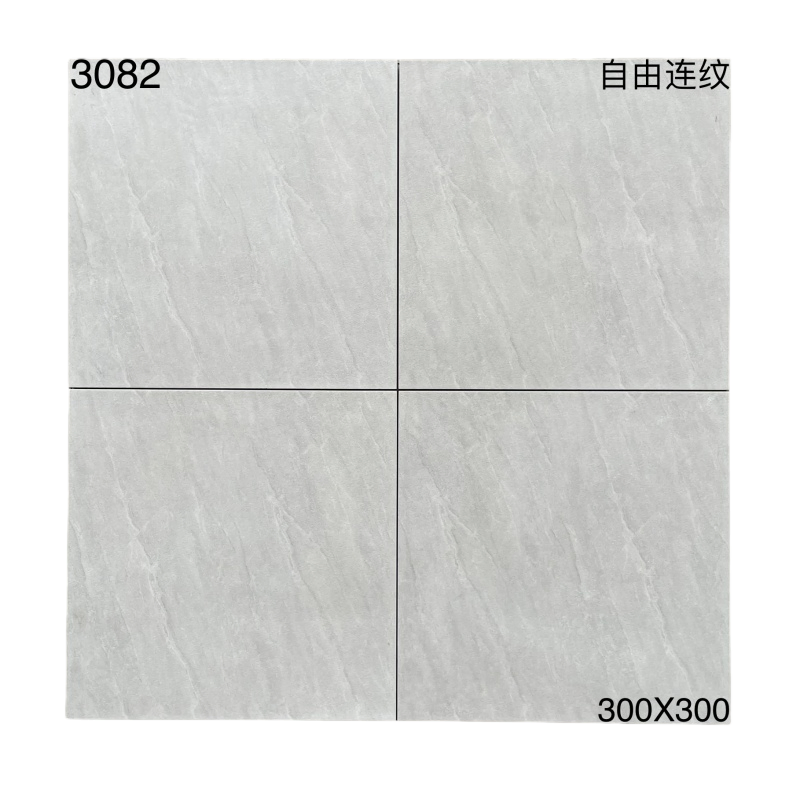 Foshan Ceramic Tile Looks Like Marble 30X30 Shower Floor Tile Wall Tile Gray Color