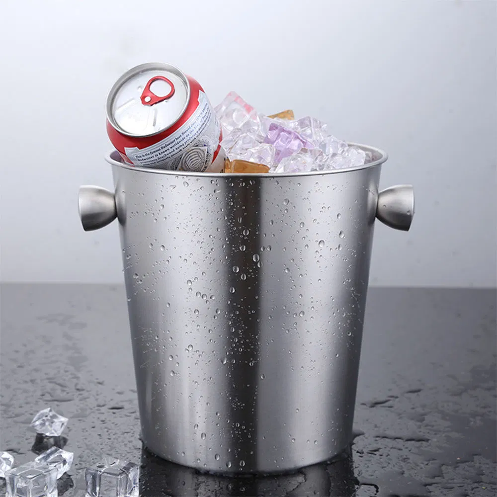 Latest Design Beer Ice Bucket Chiller Wine Bottle Chiller Bar Accessories Champagne Wine Chiller Wine Bottle Bucket