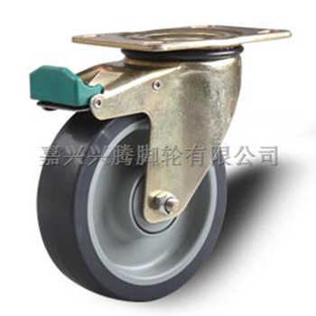 125mm Industry High Load Capacity TPE Caster Wheel with Lock