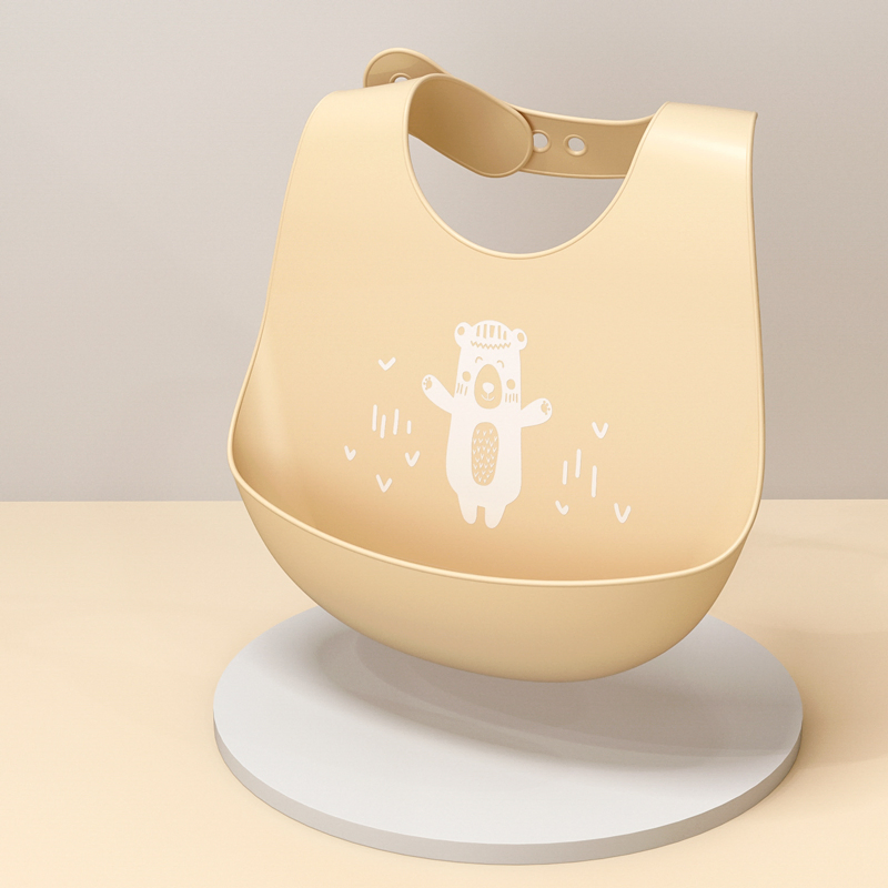 Waterproof Feeding Baby Bowl Silicone Bib