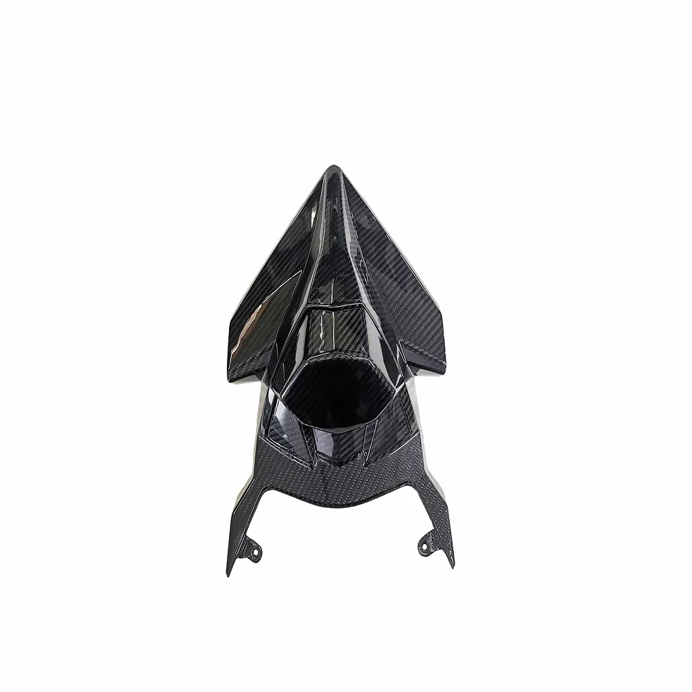 Хвостовая центральная панель обтекателя Kawasaki H2 2021 из карбона