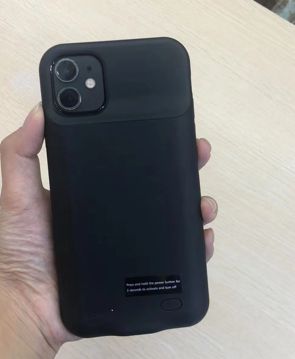 Colorful 5000mAh for Apple iPhone 14, 13, 12, 11 Smart Battery Case with Wireless Charging