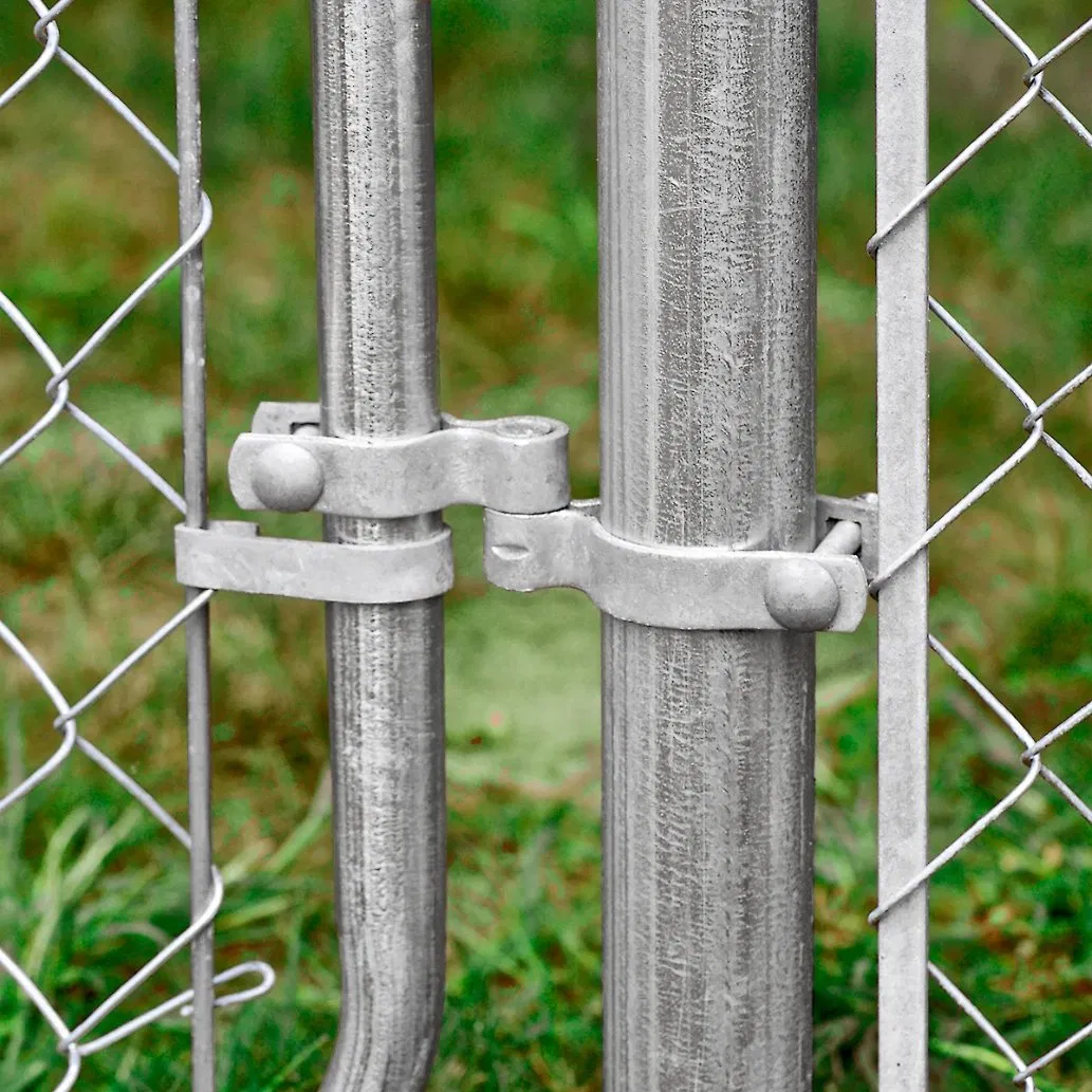 Customized Cyclone Wire Fence Diamond Wire Mesh Netting Panel Galvanized Industry Diamond Mesh Fencing Chain Link Fence