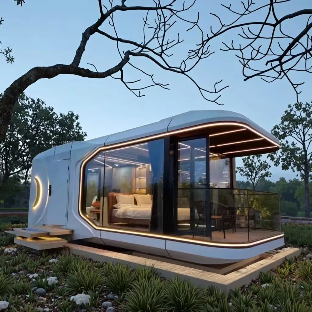 High Quality Modular Space Cpasule House Prefab Villa House for Travel Resort