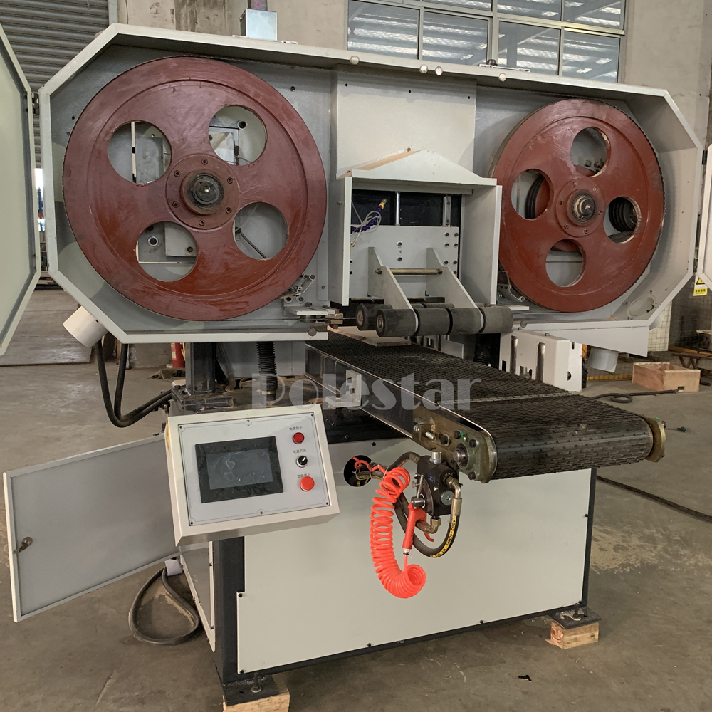 Ленточнопильный станок по дереву горизонтальный с ЧПУ автовозврат