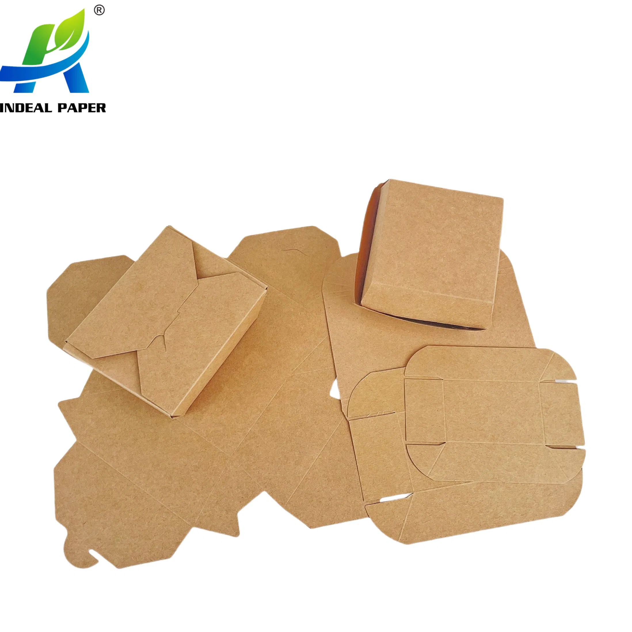 Packing Takeaway Cups Raw Material Customizable PE Coated Brown Kraft Paper Rolls
