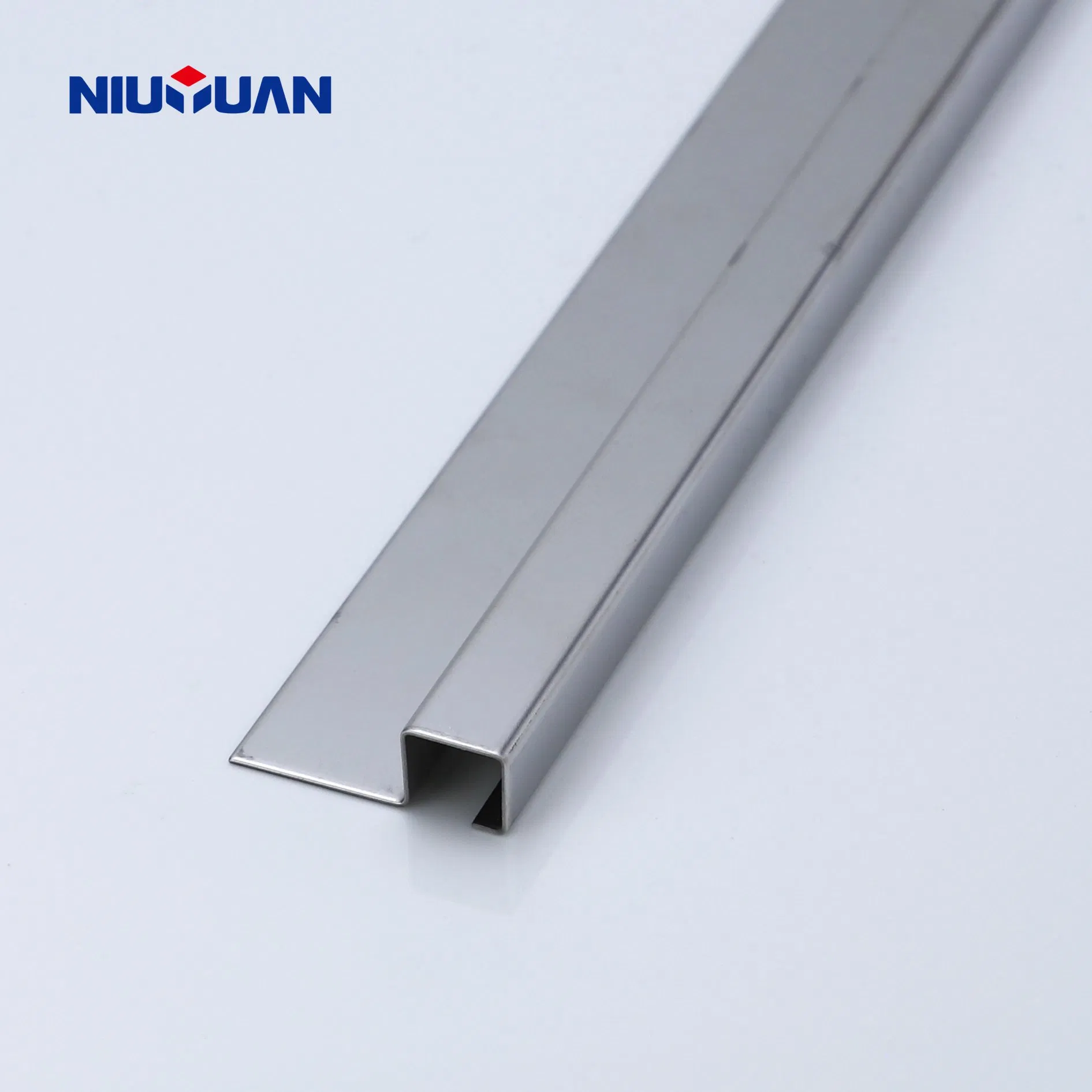 Niuyuan Customized Bathroom Stainless Steel Border Tile Edge Trim Strips Ss for Decoration