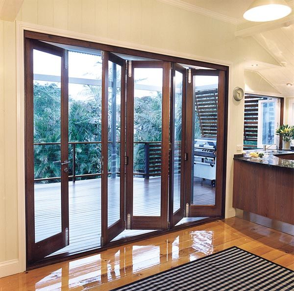 Bi-Fold Bifold Glass Sliding Folding Glass Patio Door Window