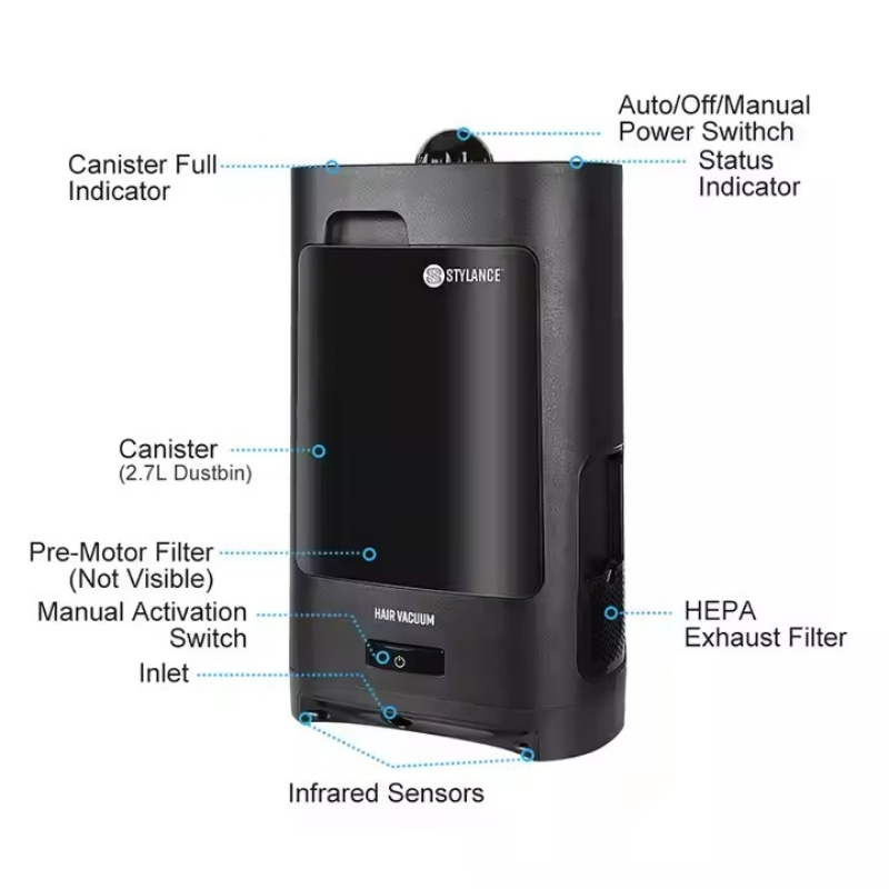 Professional Vacuum with Active Infrared Sensors