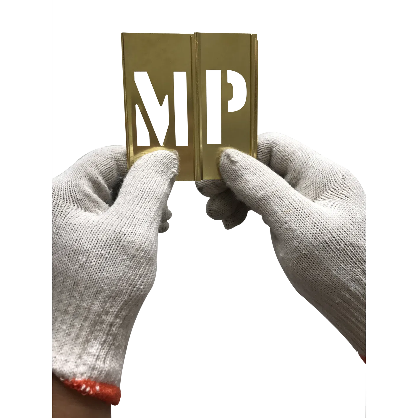 Латунные трафареты CLIP-ON для букв и цифр