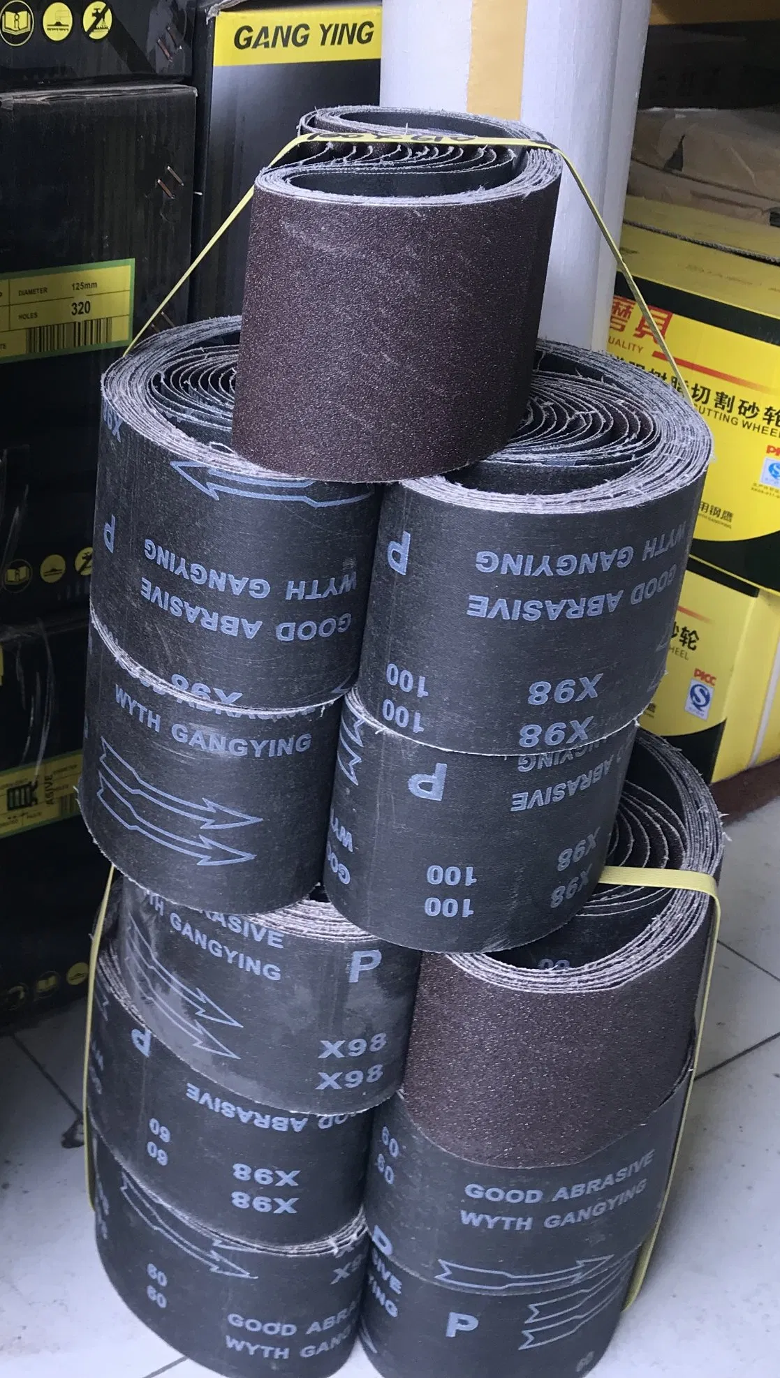 Tj538 Flexible Sanding Belts for Stainless Steel-50*2100mm