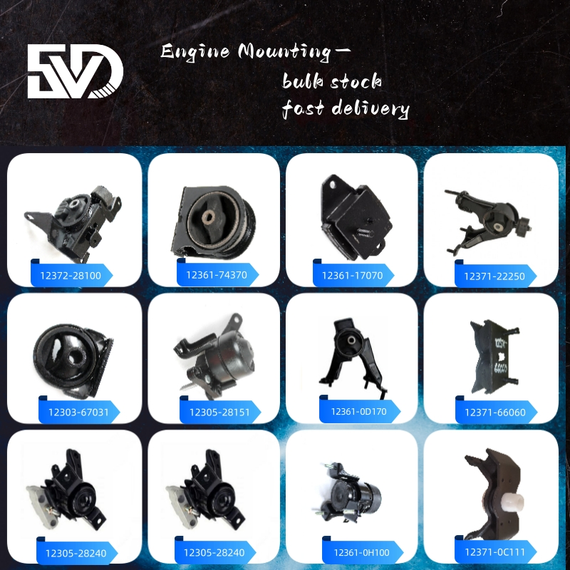 Опорный подушка двигателя SVD для Toyota 12371-21040/22140