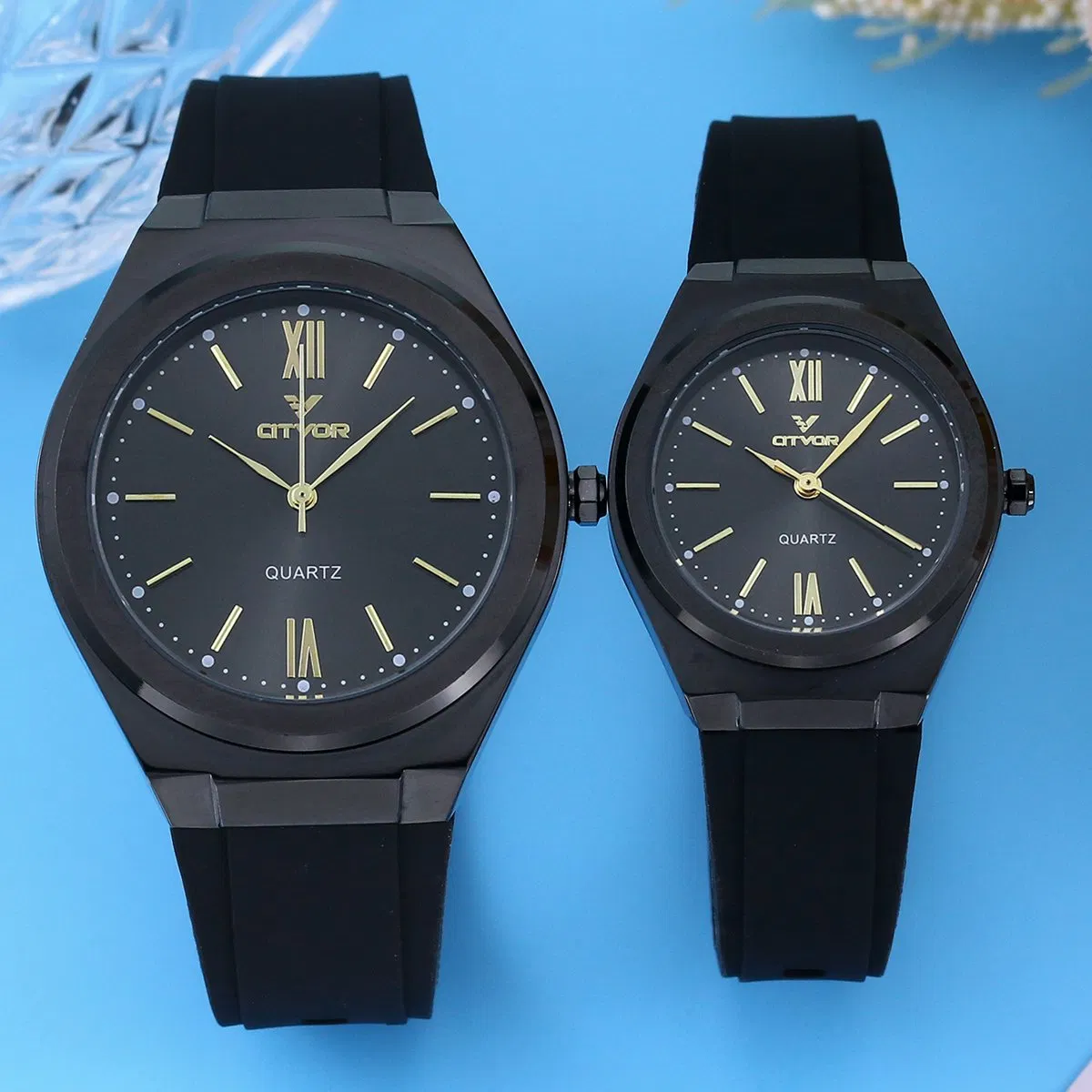 Brand Hot Sale Sporty Silicone Strap Lady Watch Couple Watch Stock Men's Wrist Watch