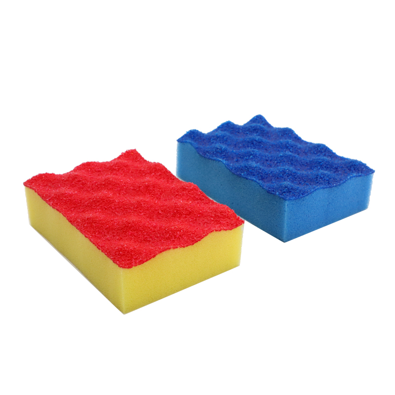 Household Cleaning Brush Pot Sponge Sand Block Aluminium Oxide Wood Polishing Sanding Sponge