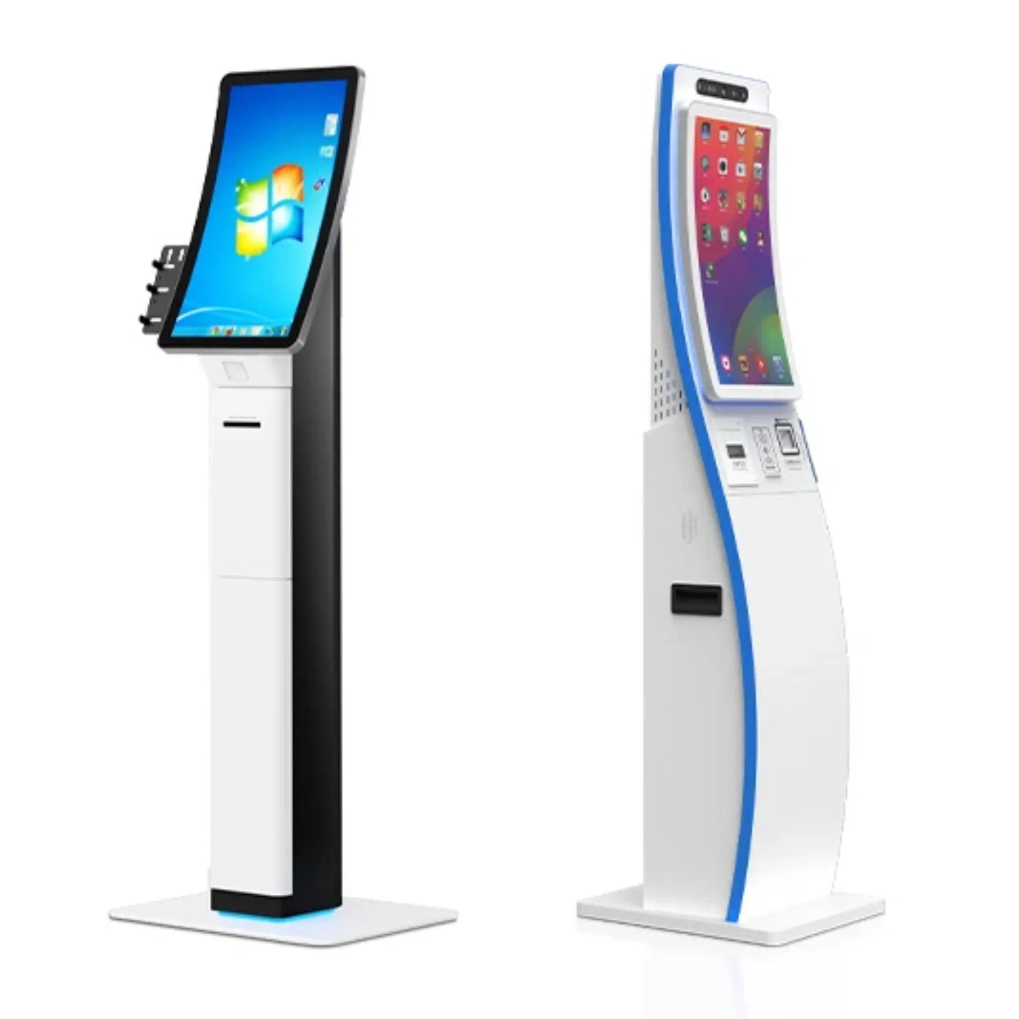 23.6 Inch Curved Screen Design Smart Touch Screen Kiosk for Self Service