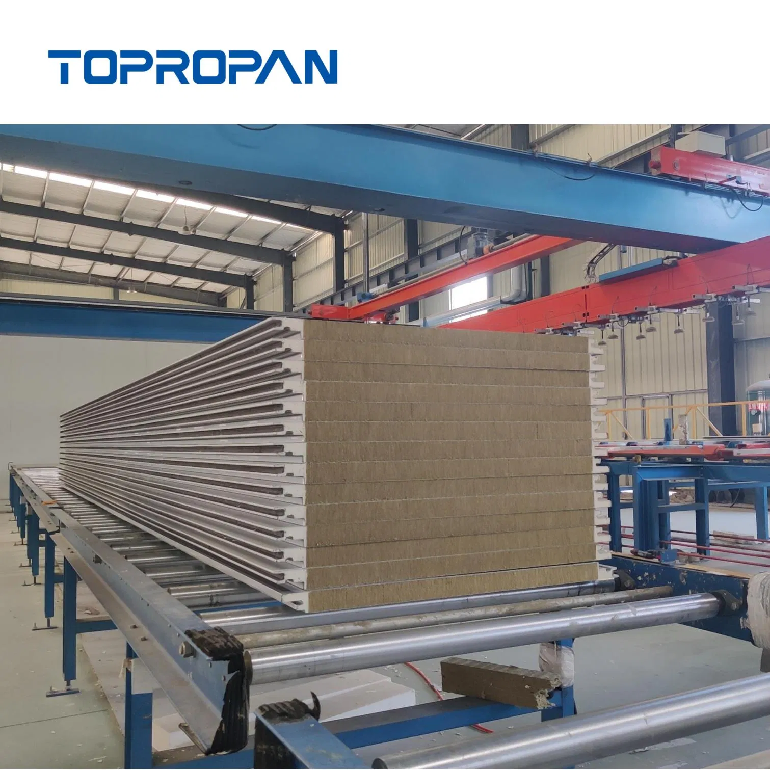 Rockwool Sandwich Panel with Color Steel Plate for Enhanced Safety