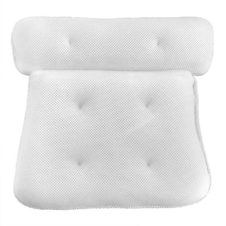 Hydrorelax New Pattern Ergonomic Pillow 3D Air Mesh Washable Breathable Bath Tub Pillow