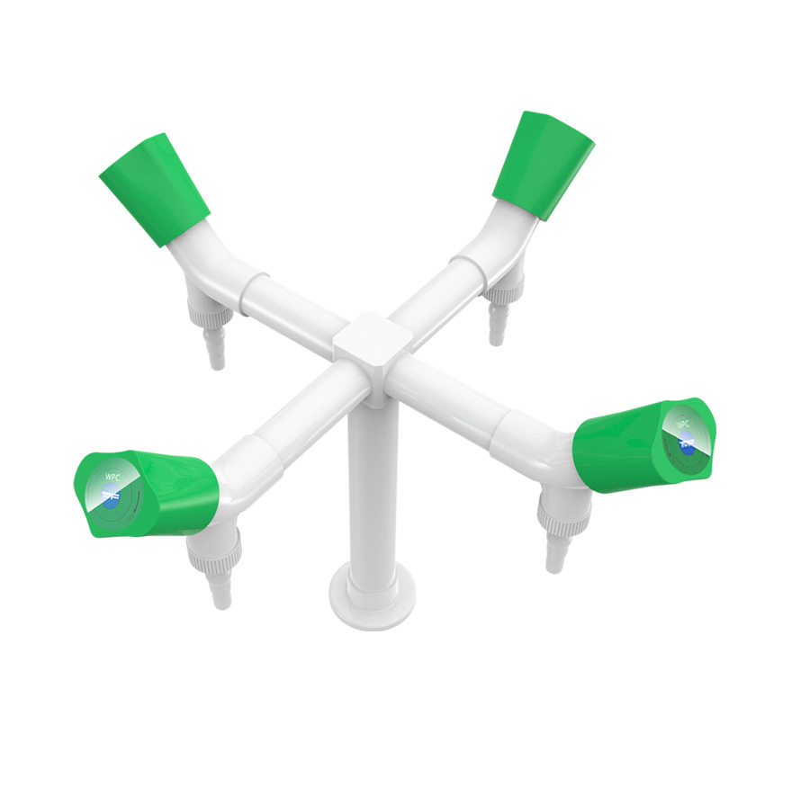 Laboratory Faucet with Safe Elbow Tap