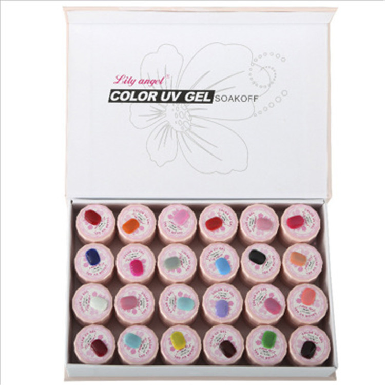Colorful Packaged 24 Mix Colors Builder UV Gel