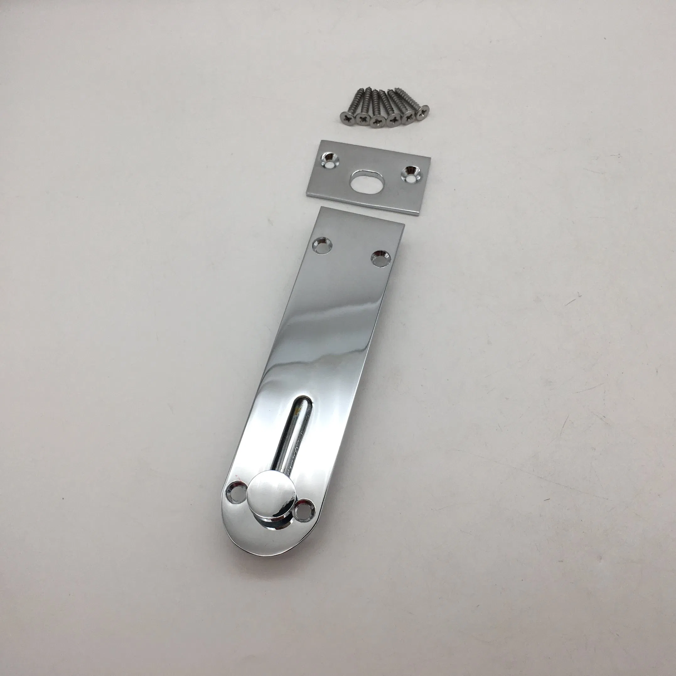 Chrome Brass Modern Brass Surface Mounted Floor Door Lock Bolt