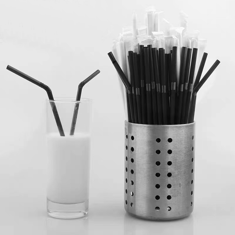 Kfc Mcdonald′ S Drink Coffee Milk Compostable Independent Packing Straw Drinking PE Plastic PLA Party Disposable Biodegradable Straw