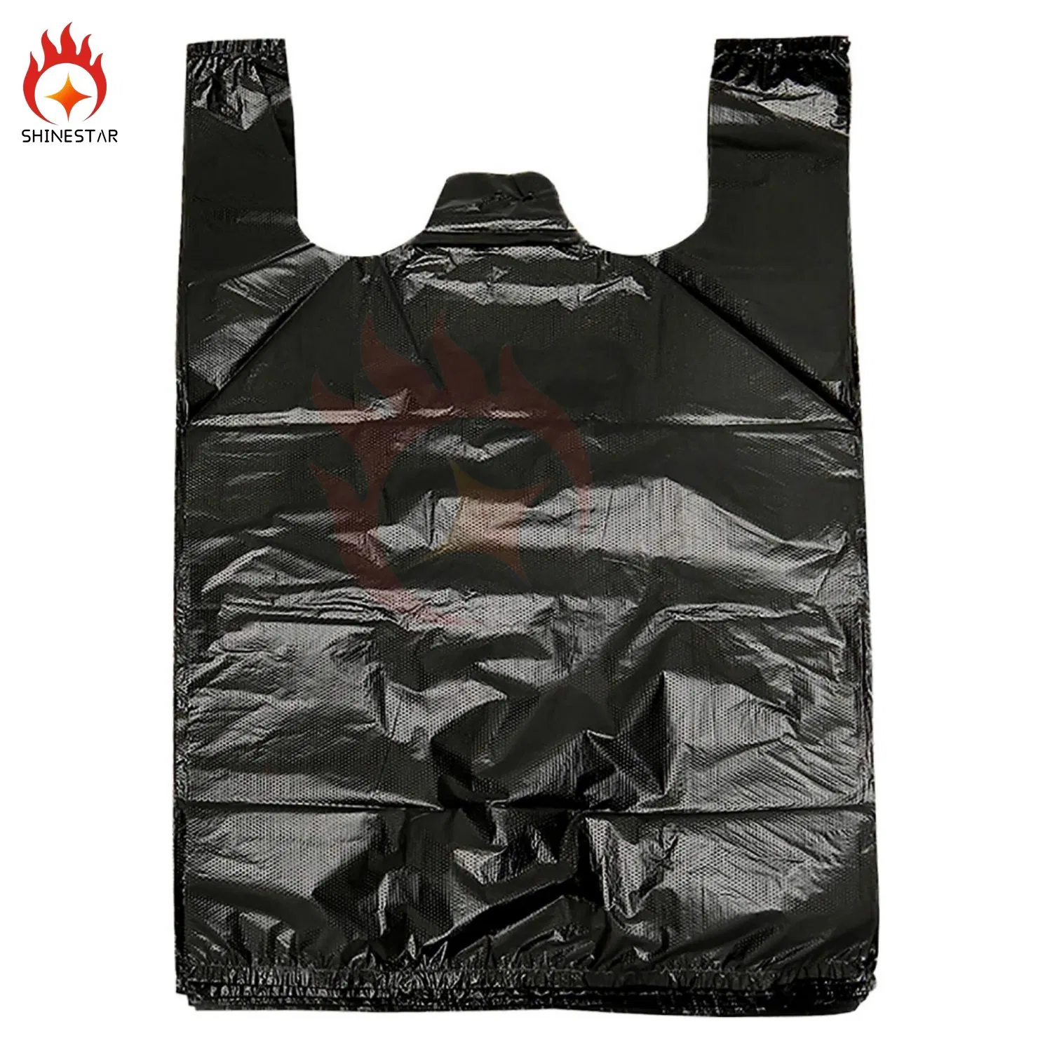 Biodegradable Shopping Water Biohazard Mailer Dog Poop Ziplock Trash Thick Kitchen Garbage and Black Trash Bag with Handles
