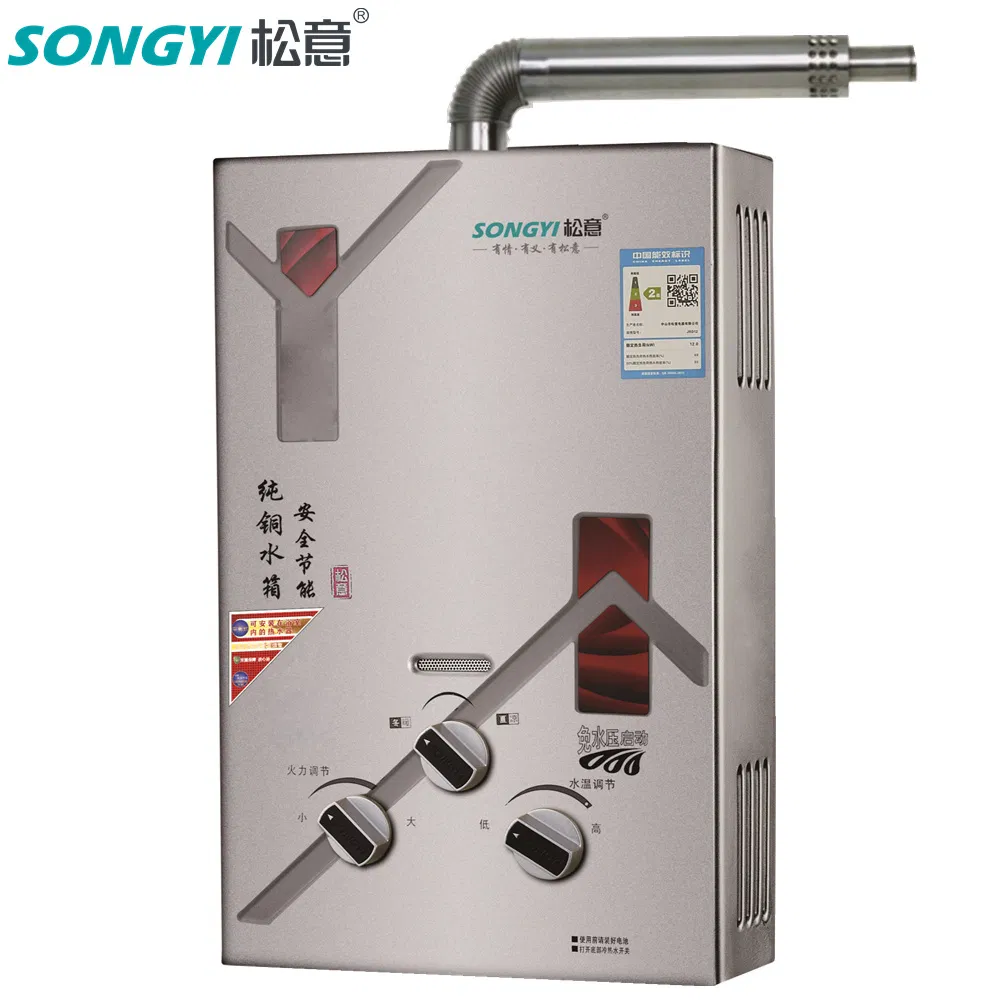 Quiet Operation Balance Gas Water Heater for Undisturbed Hot Water Usage with Large Storage
