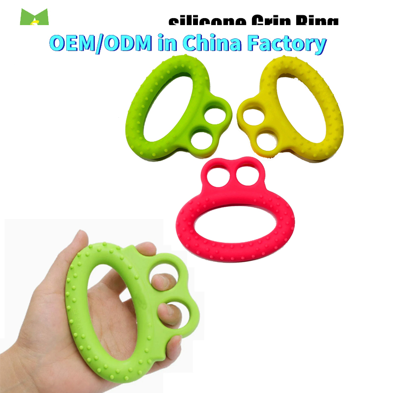 High Quality Finger Exerciser Silicone Grip Strength Finger Trainer Ring for Senior