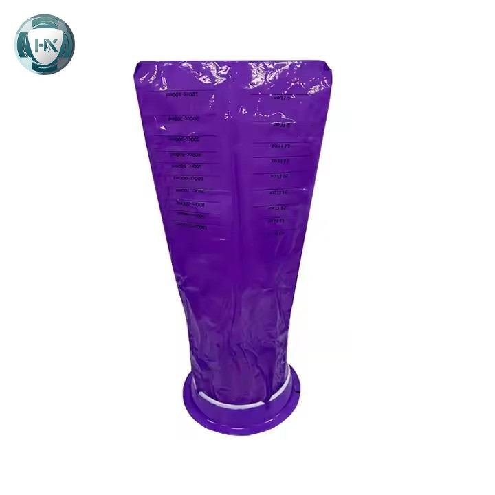 Hot Sale Plastic Airplane Vomit Bag Disposable Emesis Bags Blue Car Nausea Vomit Bags