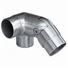 Decorative Stair Handrail Stainless Steel Pipe Fitting Staircase Flush Joiner Railing