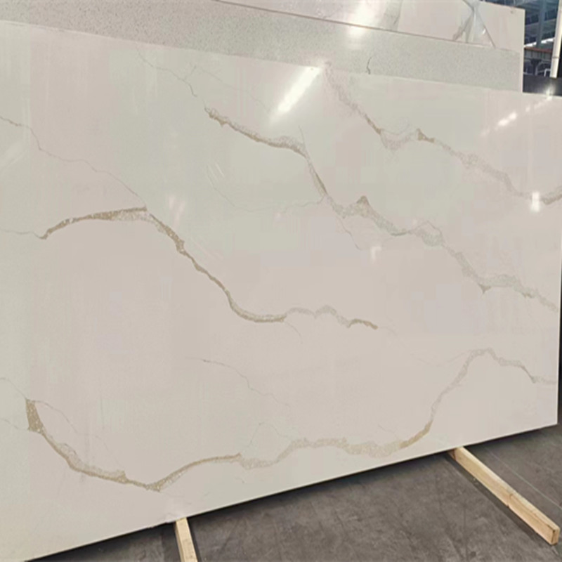 Manufactured Polished Artificial Quartz for Kitchen Island/Worktop/Benchtop Quartz Stone