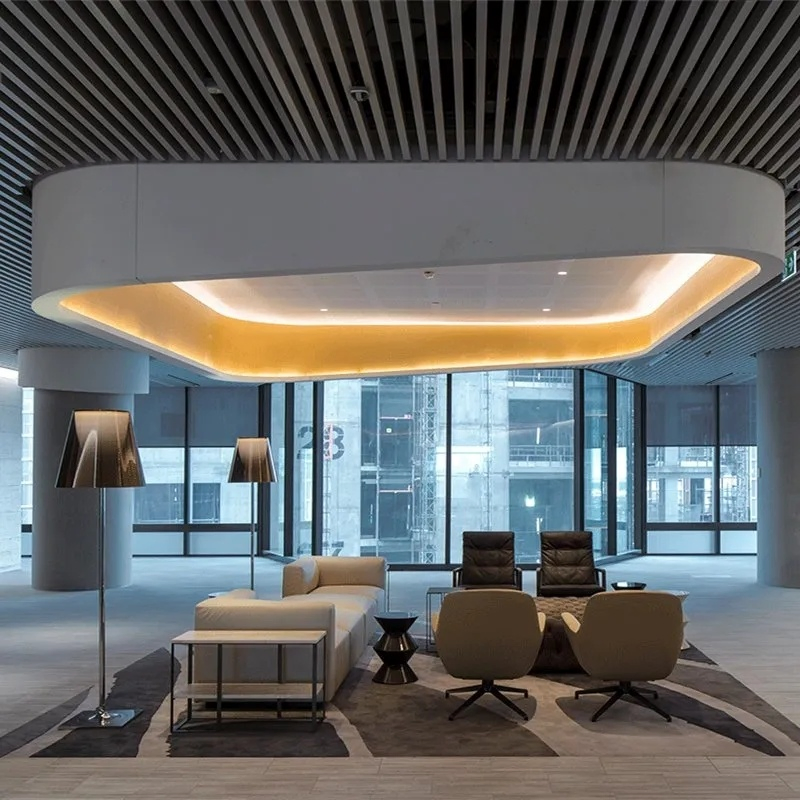 Aluminum Ceiling Beautifies Imitation Wood Exteriors