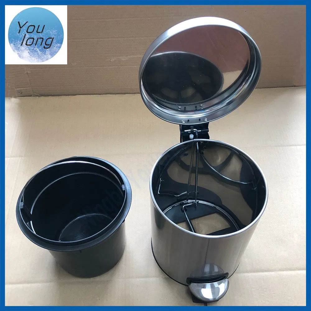 Пластиковое ведро-педаль 30 л с мягким закрытием