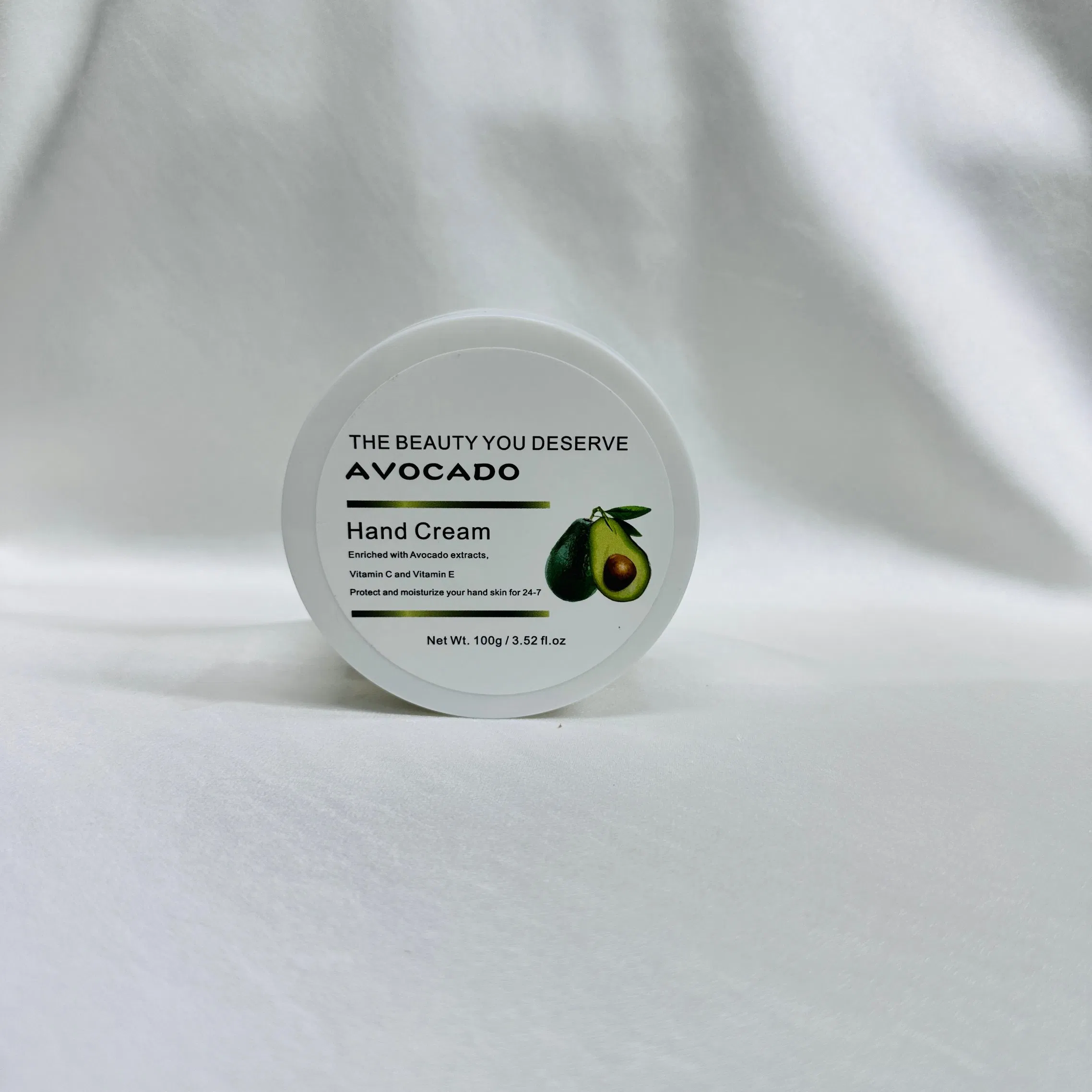 Custom Vegan Private Label Smoothing Nourishing Hydrating Brightening Avocado Hand Cream