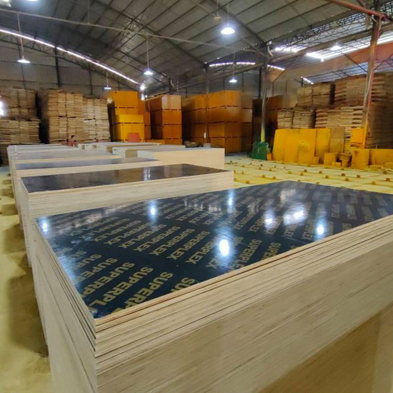 1220*2440*18mm Brown WBP Waterproof 8-10 Marine Film Faced Plywood for Construction Formwork