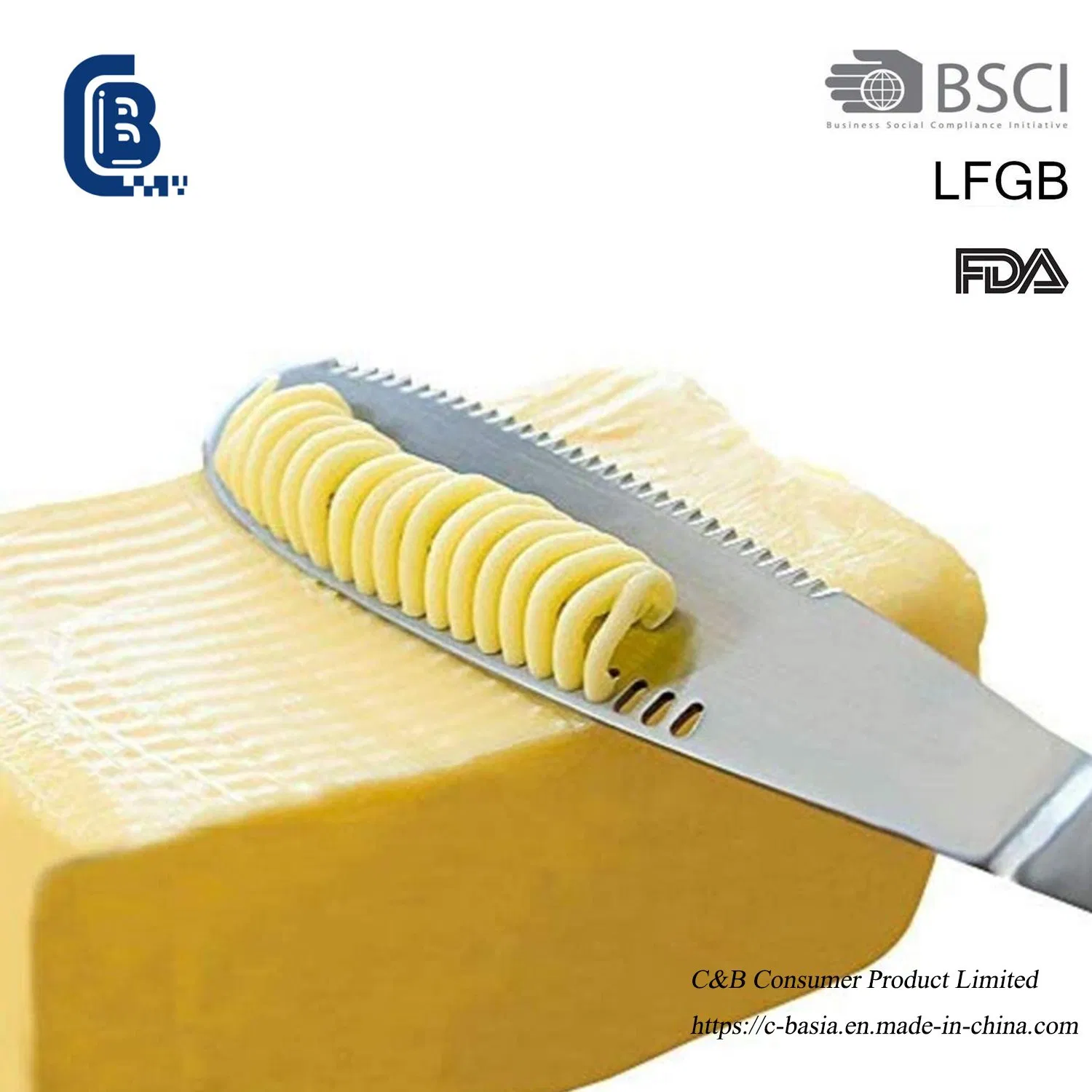 Лопатка для джема с ножом для масла и сыра